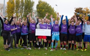 Coatbridge woman raises grand sum for epilepsy charity through football fundraiser