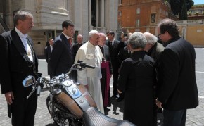 Highway to heaven: Pope auctioning his Harley Davidson chopper for charity