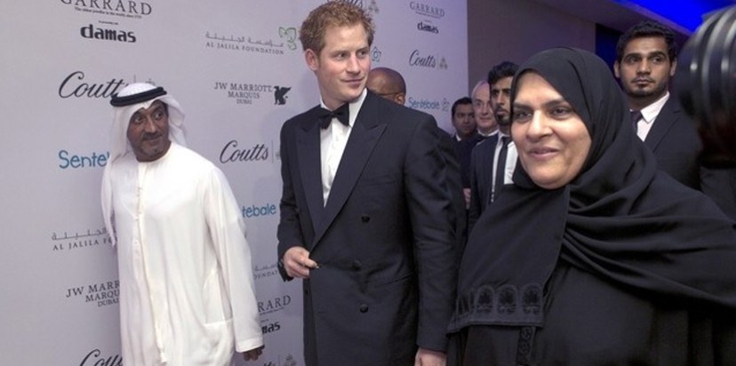 Prince Harry raises millions of dirhams for children with HIV during Dubai visit