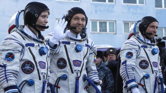 Soyuz rocket: First astronauts launch into space since failure