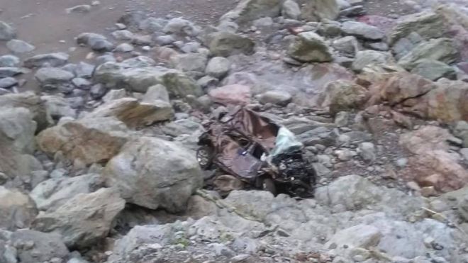 Lynmouth car cliff fall man ‘lucky to be alive’