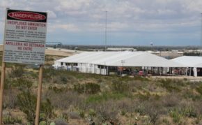 US builds migrant tent city in Texas as Trump likens treatment to ‘Disneyland’