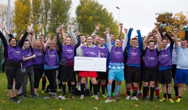 Coatbridge woman raises grand sum for epilepsy charity through football fundraiser Coatbridge woman raises grand sum for epilepsy charity through football fundraiser